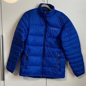 COLUMBIA Men's Blue Frost Fighter Insulated Puffer Jacket, Size S